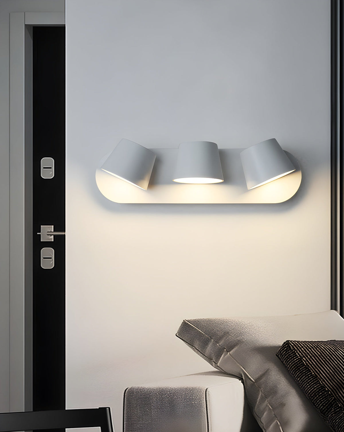 Aurlaeir aplique de pared regulable con enchufe enchufable