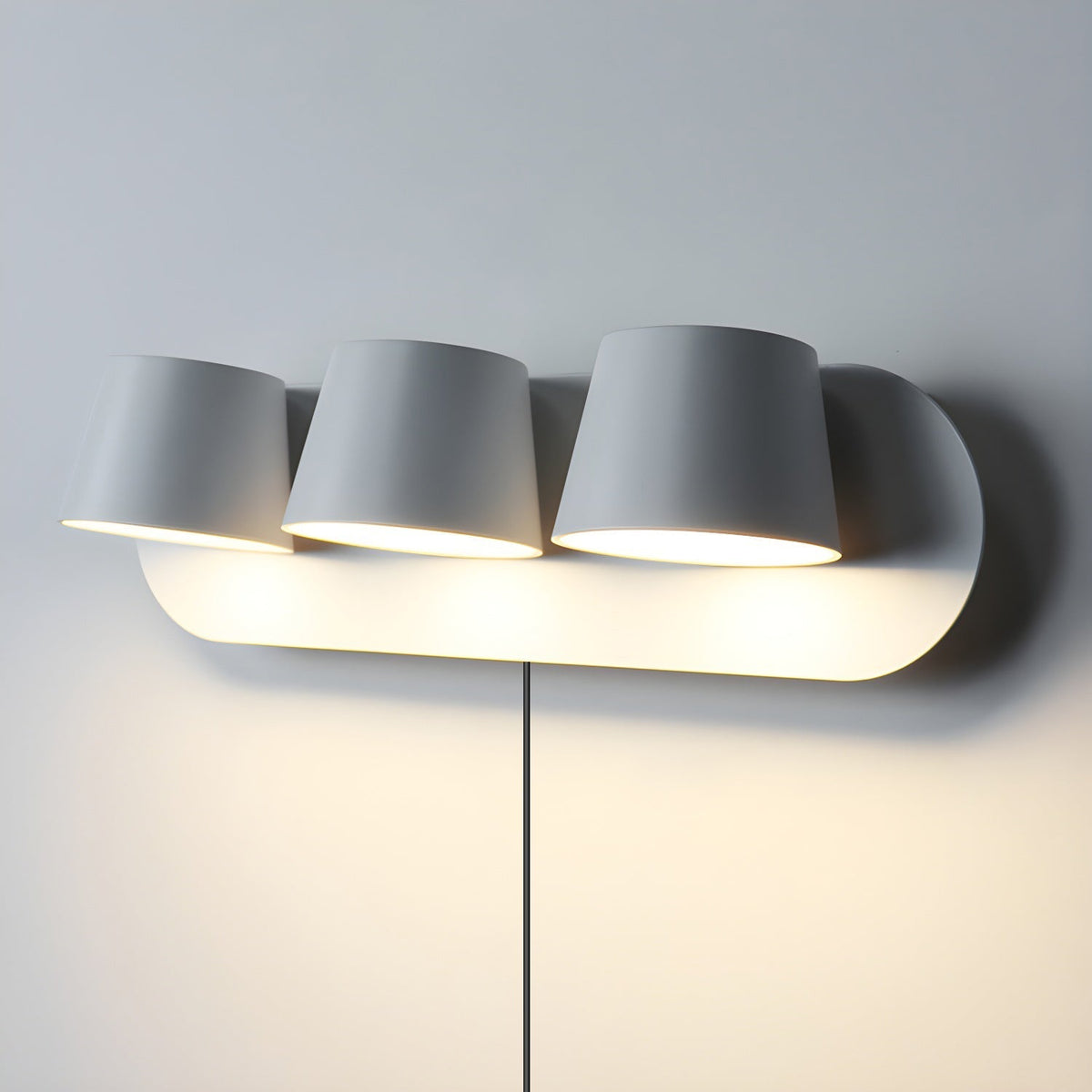 Aurlaeir aplique de pared regulable con enchufe enchufable