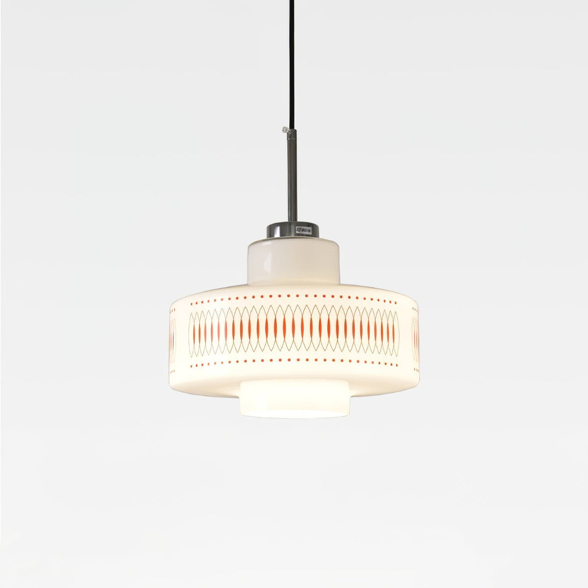 Aelaris lámpara colgante de vidrio vintage