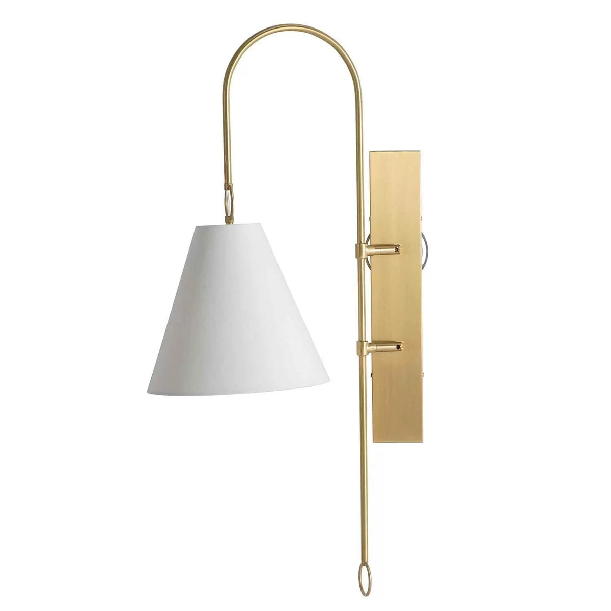 Ildvuvyi aplique de pared moderno premium en latón con acabado de metal y tela