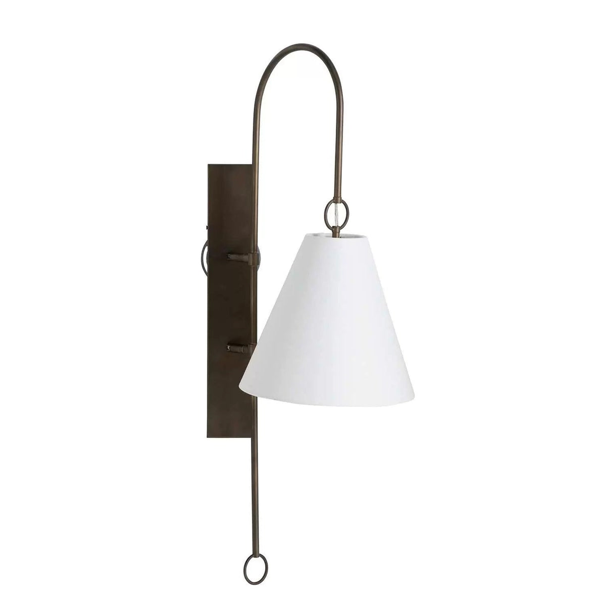 Ildvuvyi aplique de pared moderno premium en latón con acabado de metal y tela