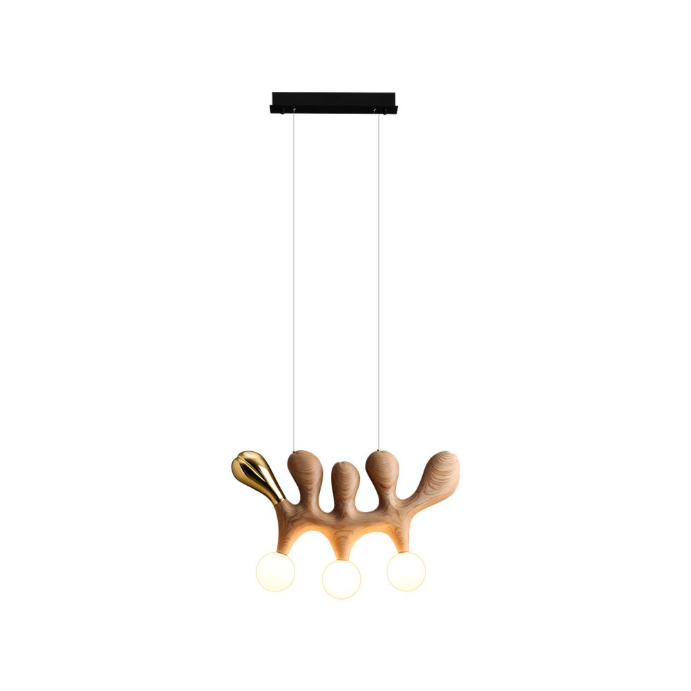 Sprout lámpara colgante contemporánea de madera