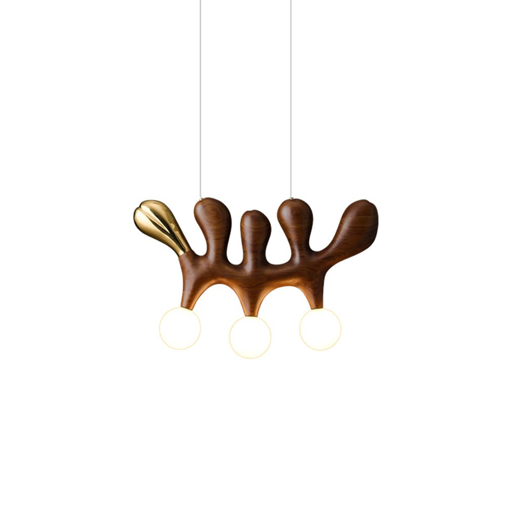 Sprout lámpara colgante contemporánea de madera