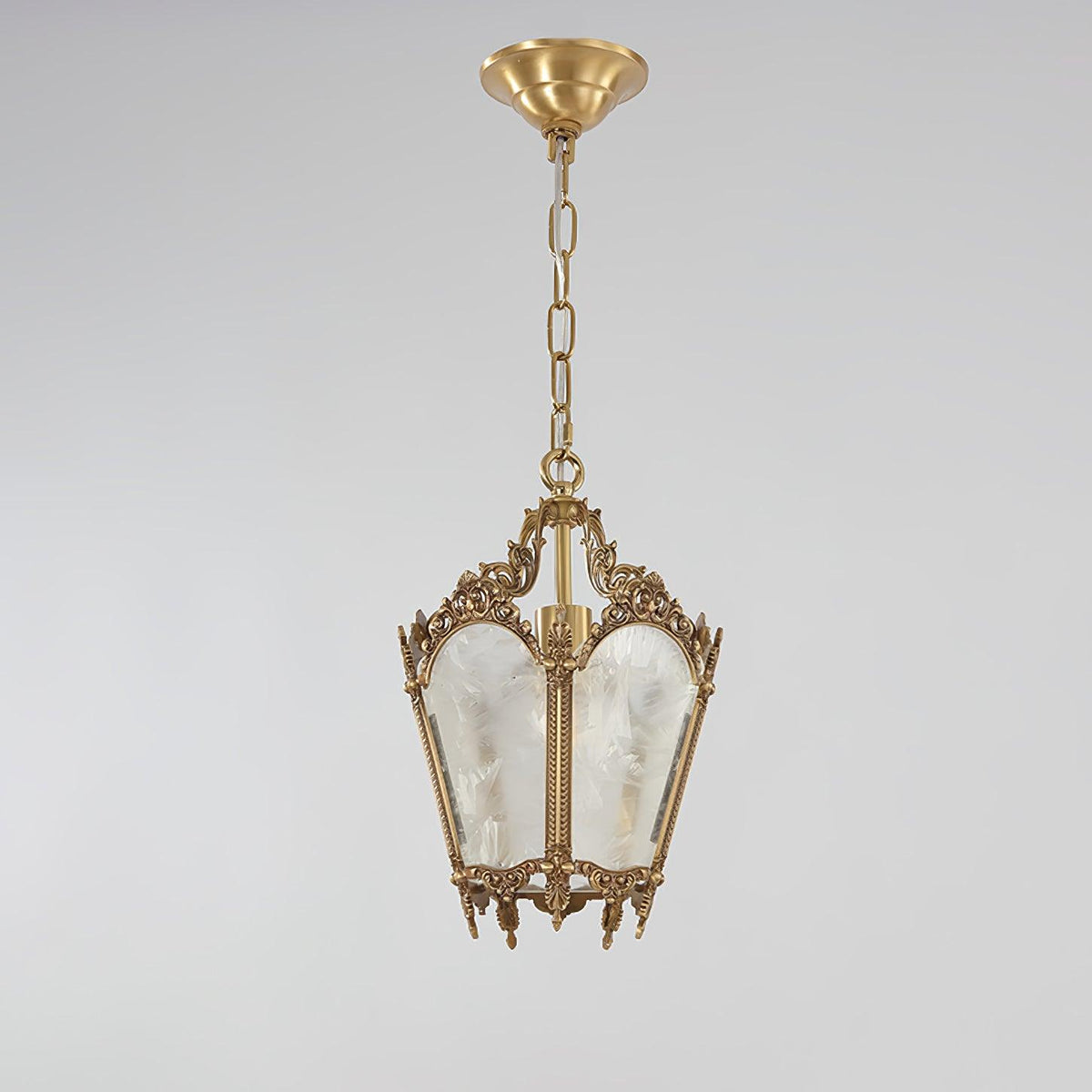 Auririelle lámpara colgante de latón estilo Imperio antiguo y elegante