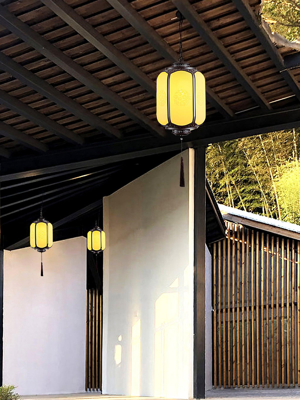 Dominex lámpara colgante Farol antiguo exterior rústico