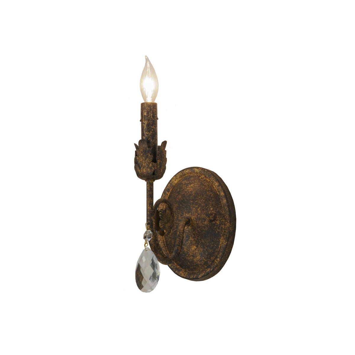 Mjolkuvyn aplique de pared Individual Creatividad Metal cristal