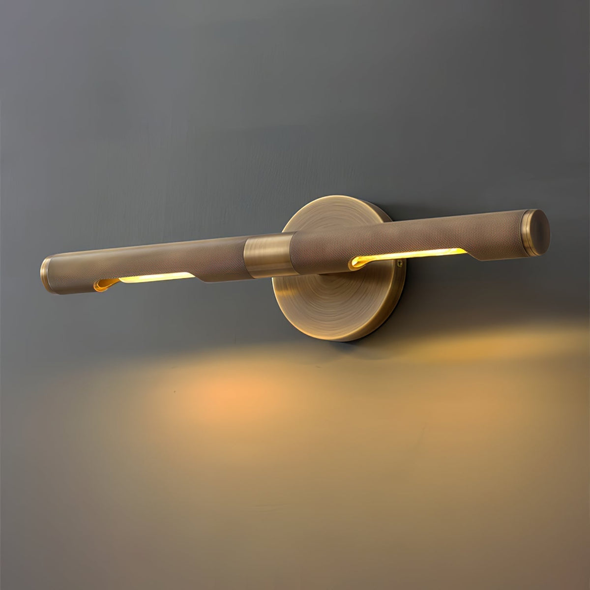 Sano aplique de pared moderno de latón LED