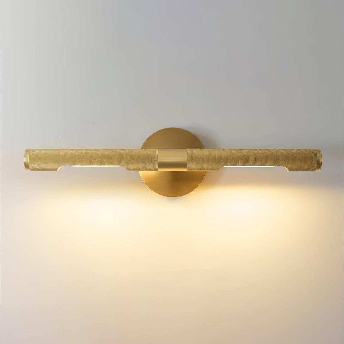 Sano aplique de pared moderno de latón LED