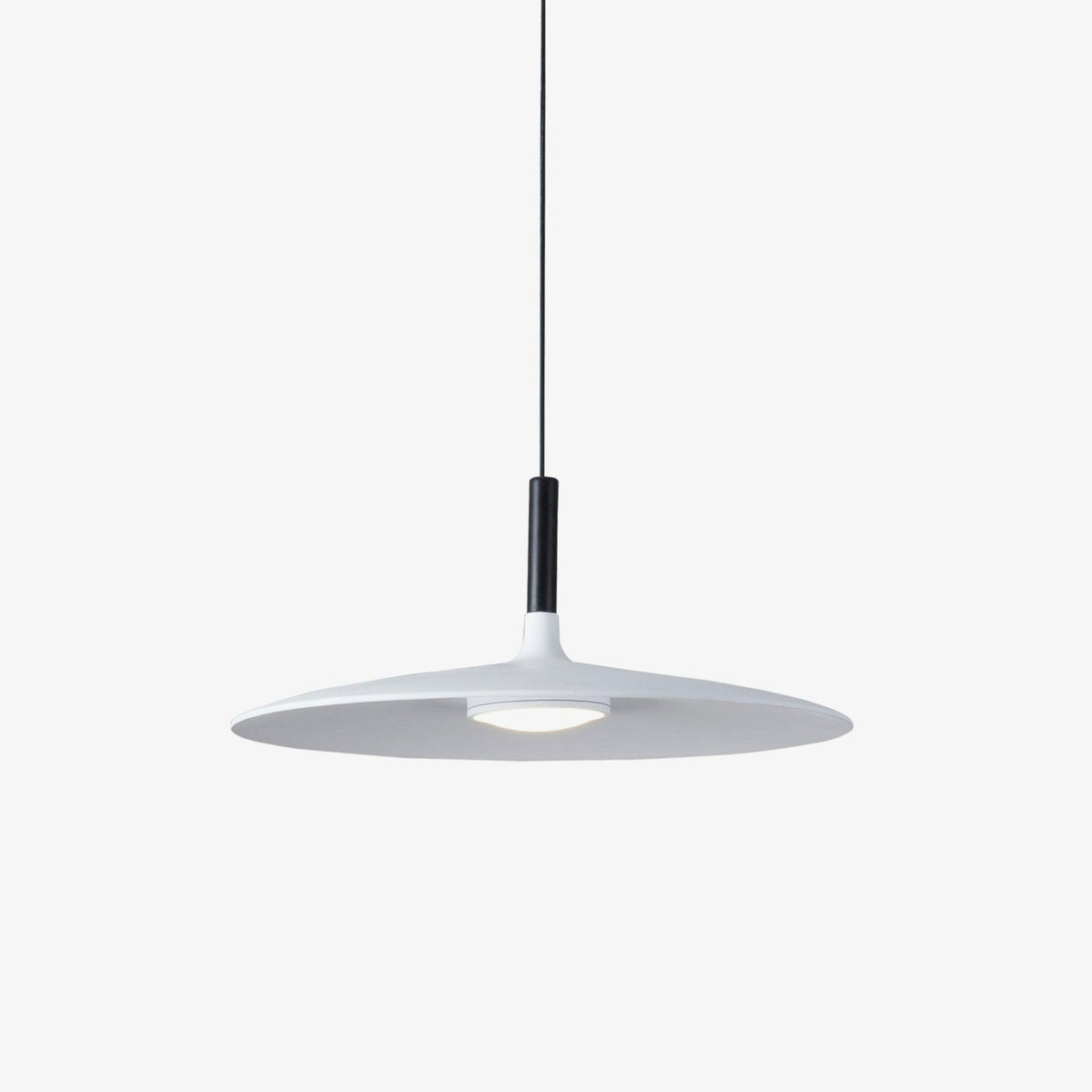 Ardinena lámpara colgante de aluminio disco plano