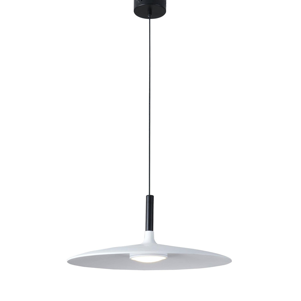 Ardinena lámpara colgante de aluminio disco plano