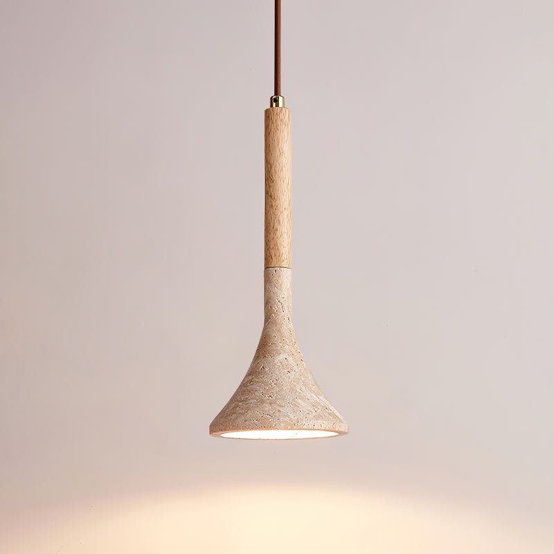 Taviaya lámpara colgante minimalista de travertino