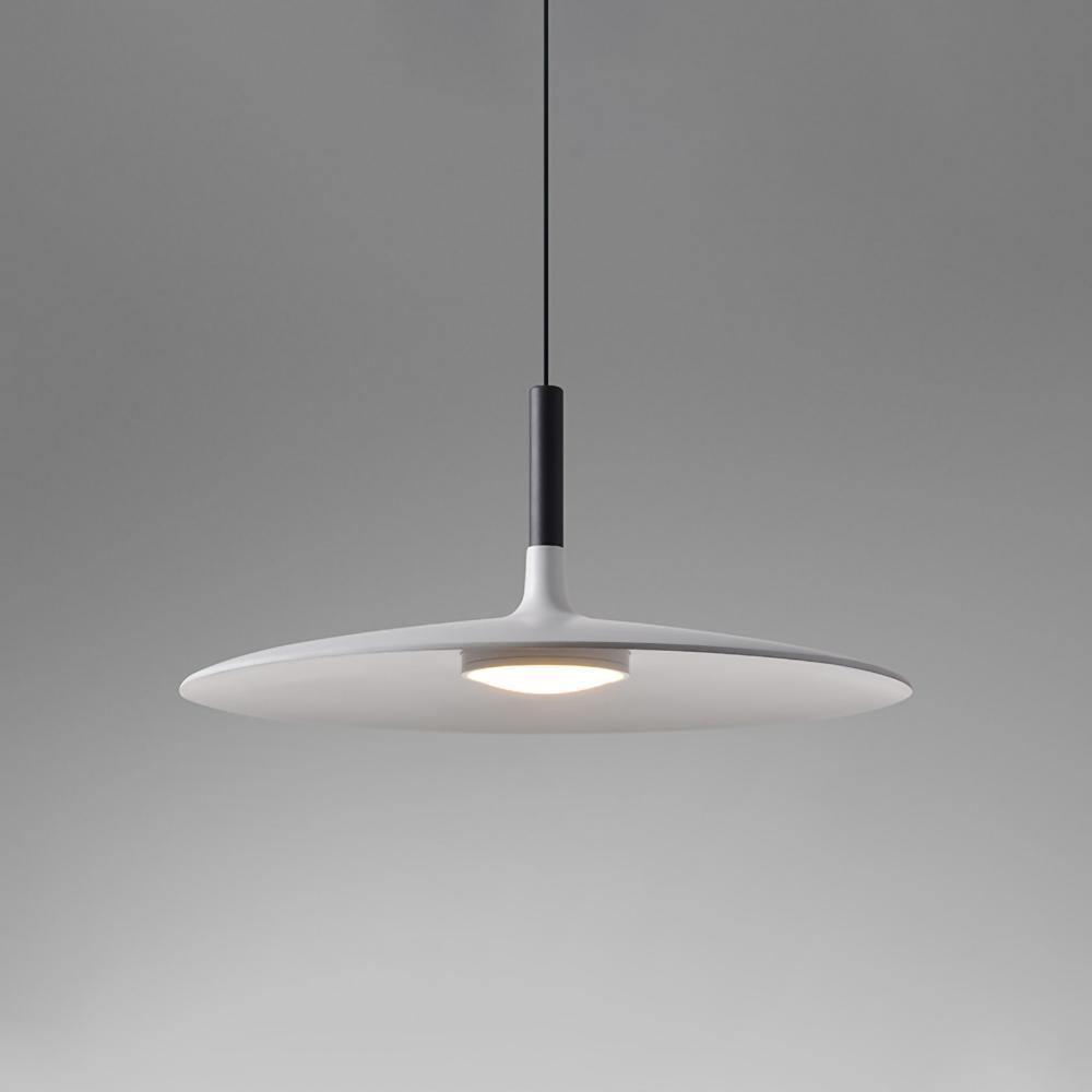 Ardinena lámpara colgante de aluminio disco plano