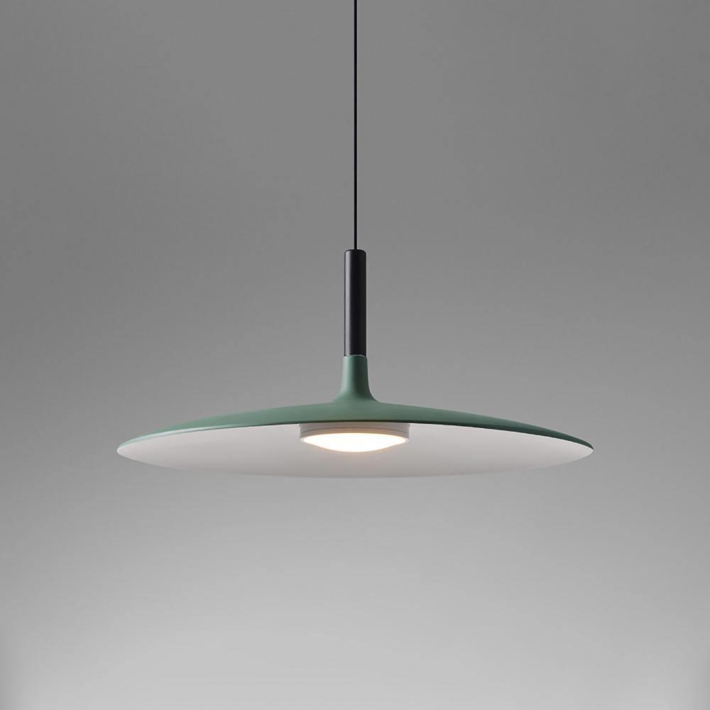 Ardinena lámpara colgante de aluminio disco plano