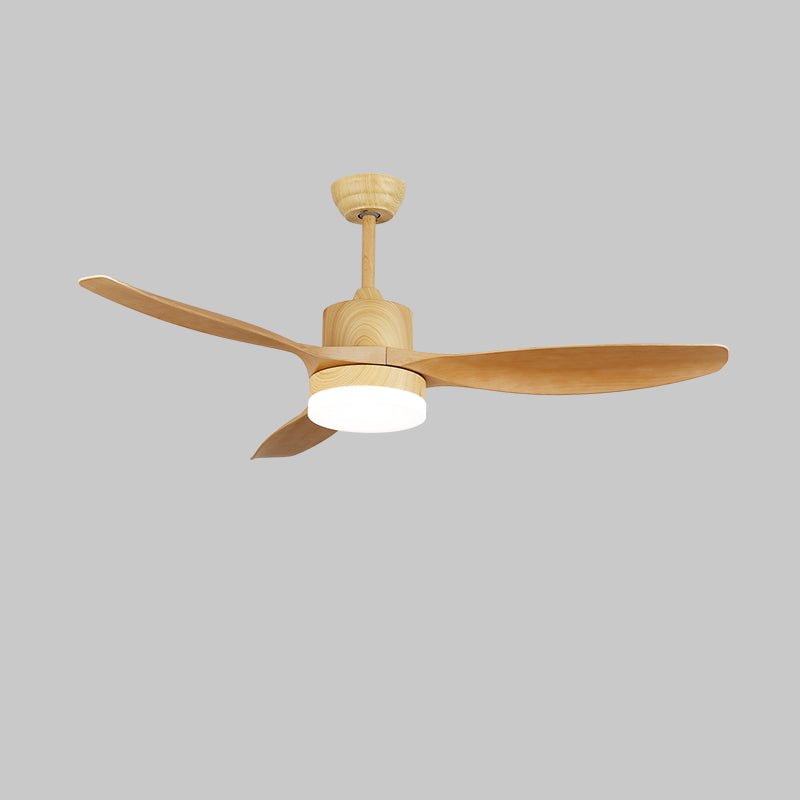 Arysen ventilador de techo con luz minimalista de madera