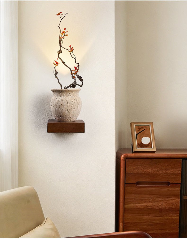 Teriinine aplique de pared escultórico