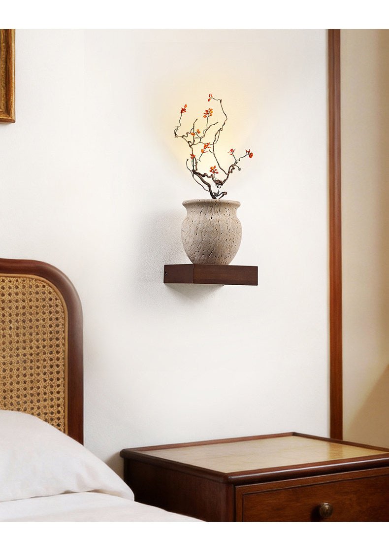 Teriinine aplique de pared escultórico