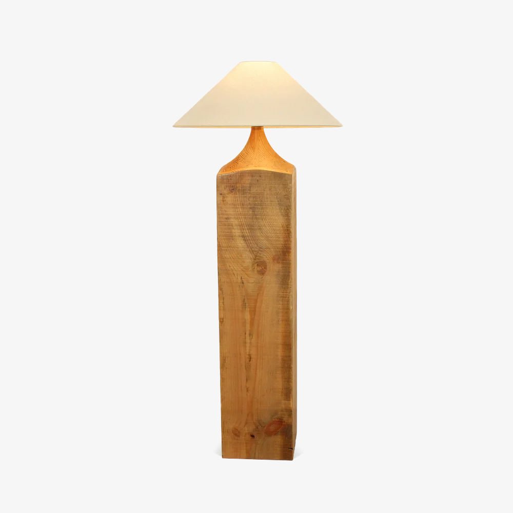 Rustica lámpara de pie Timber Column