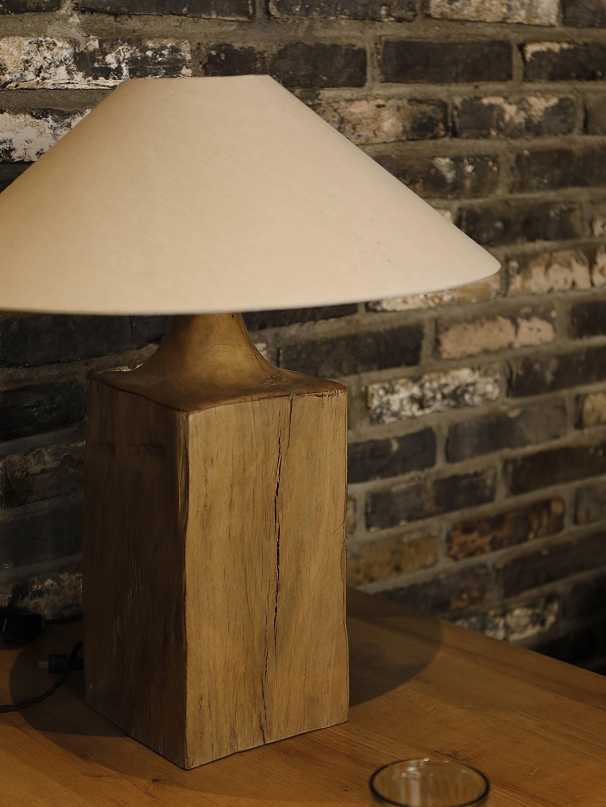 Rustica lámpara de pie Timber Column