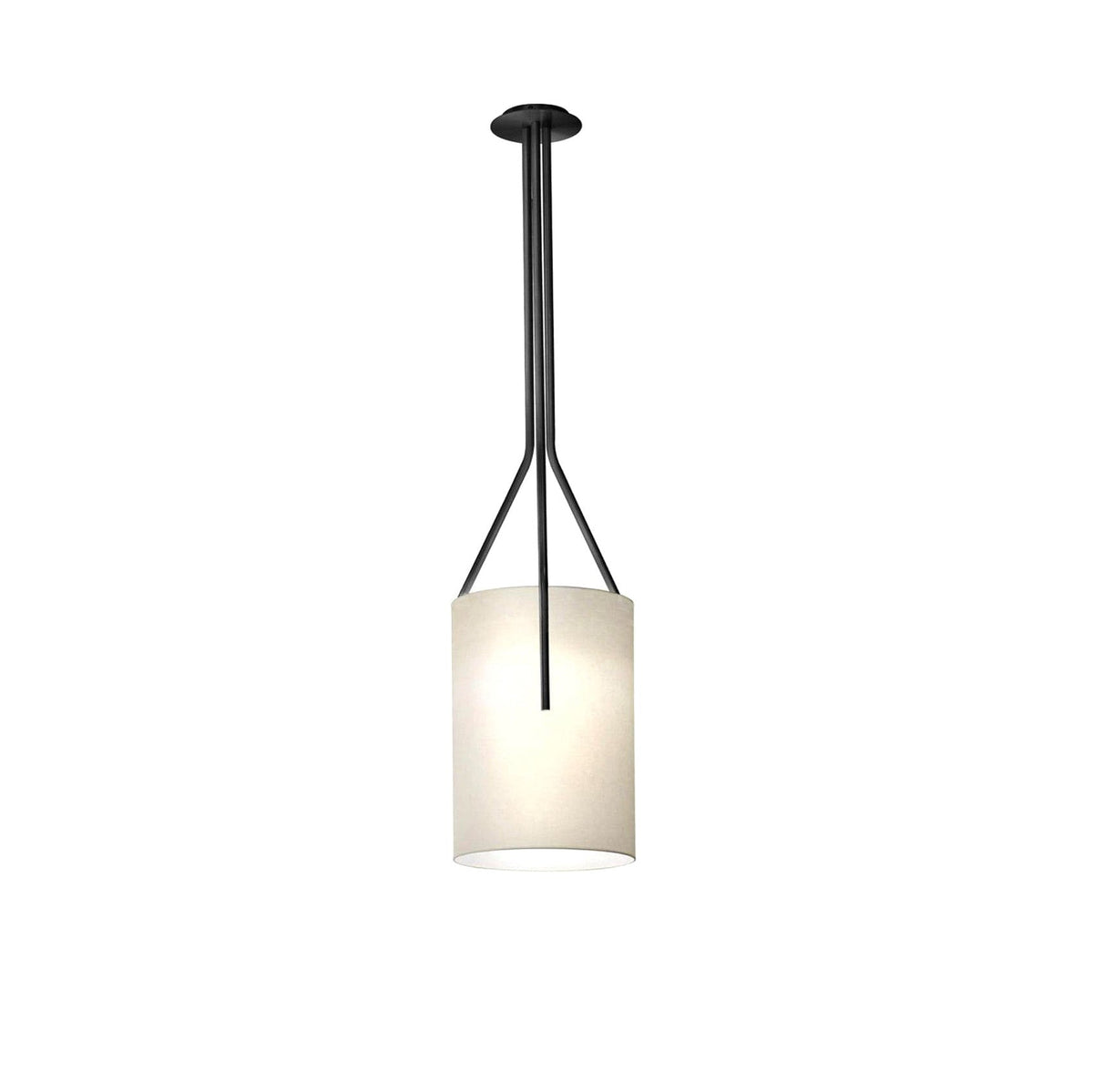 Cex lámpara de araña LED 3-luces latón moderna