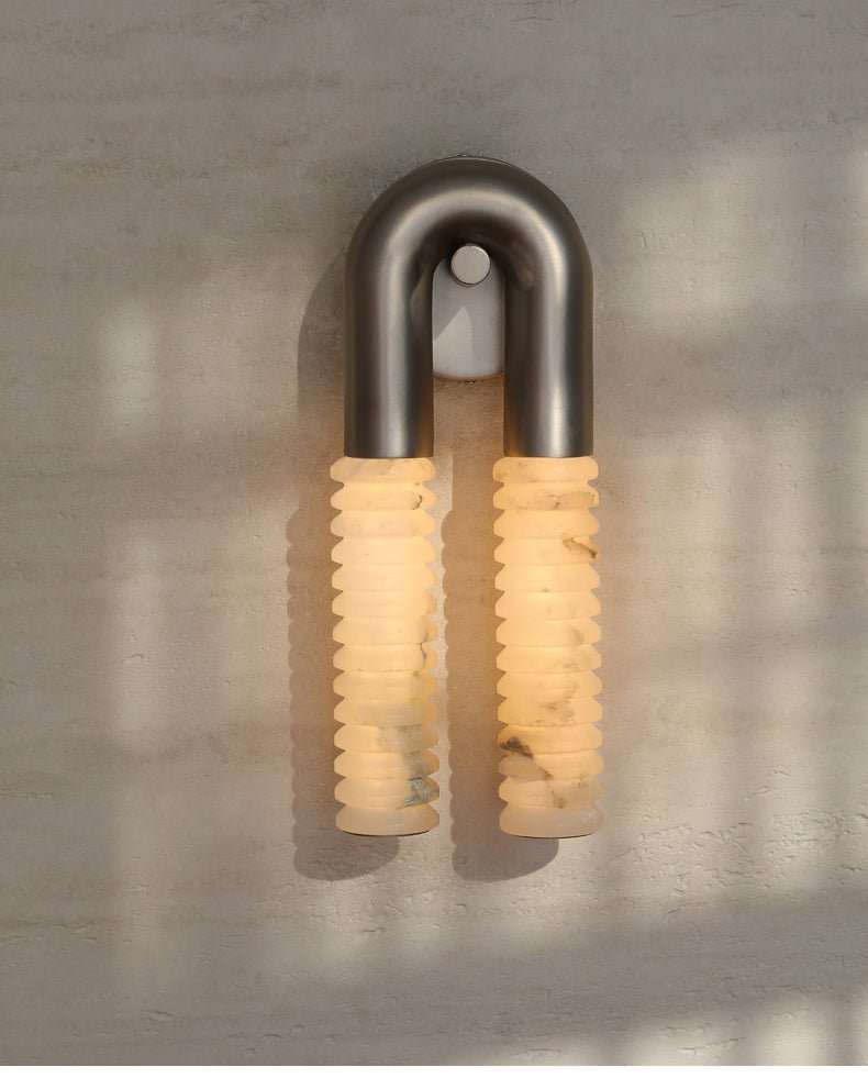 Talbe alabastro Arc Ridge aplique de pared moderno