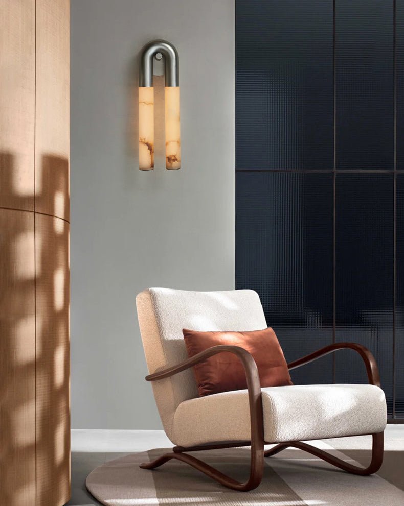 Orvella aplique de pared alabastro