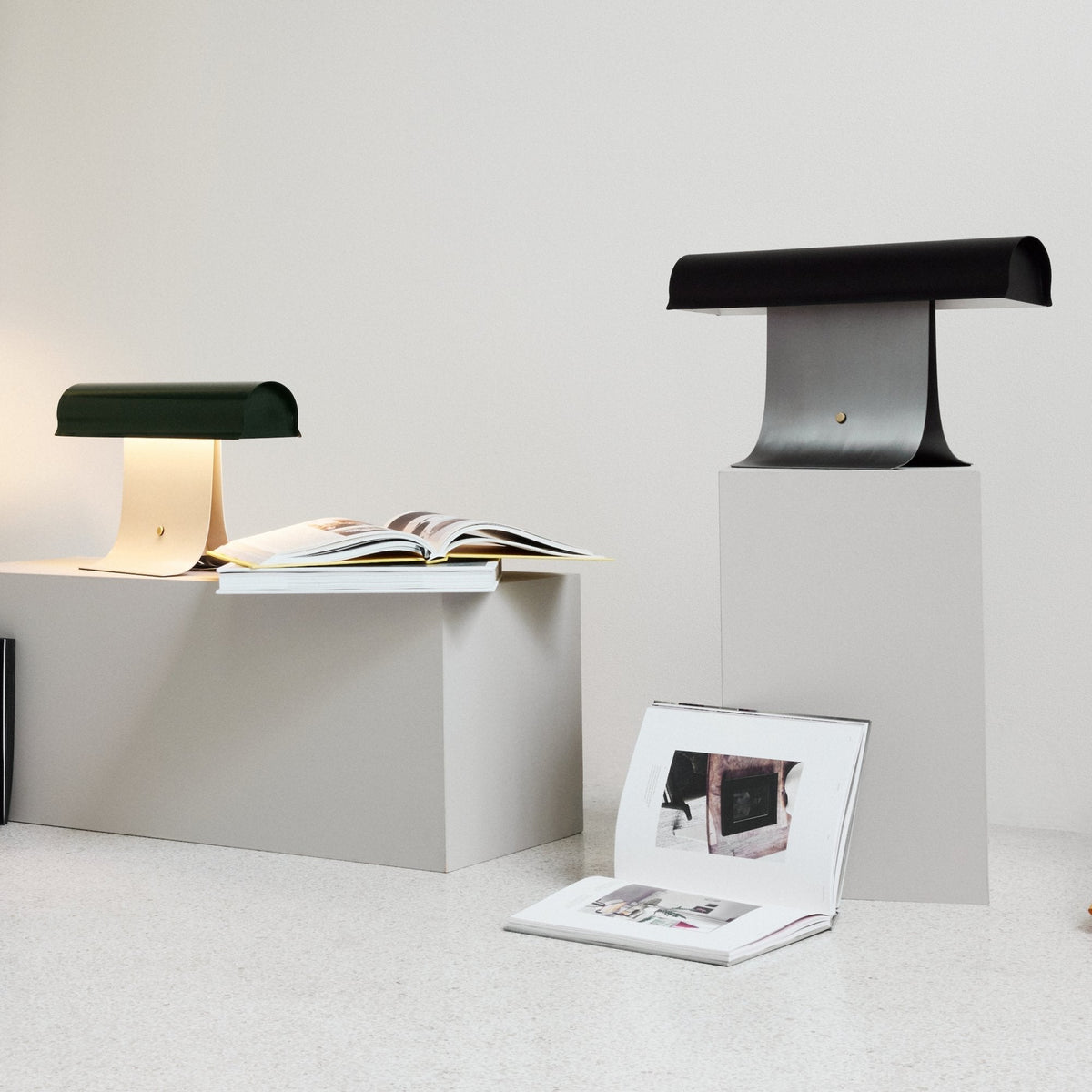 Liorven lámpara de mesa industrial de acero