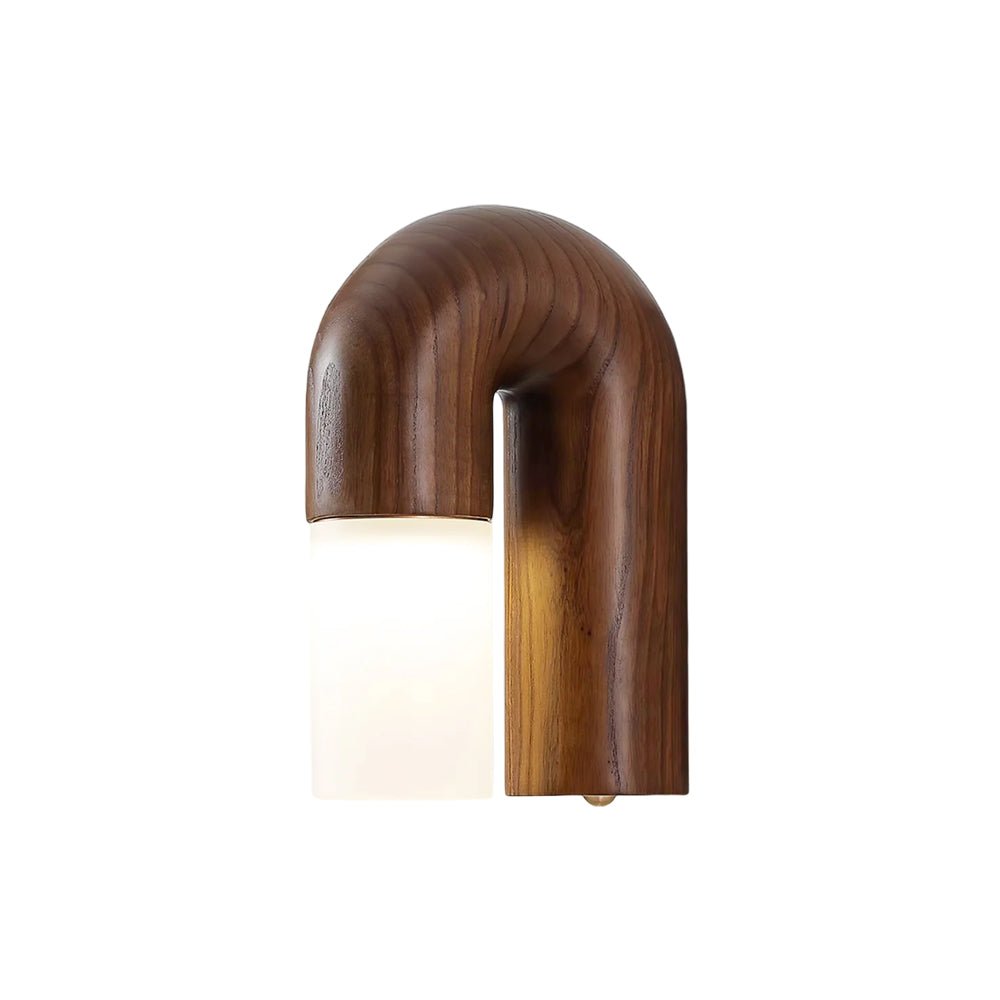 King aplique de pared moderno minimalista de madera