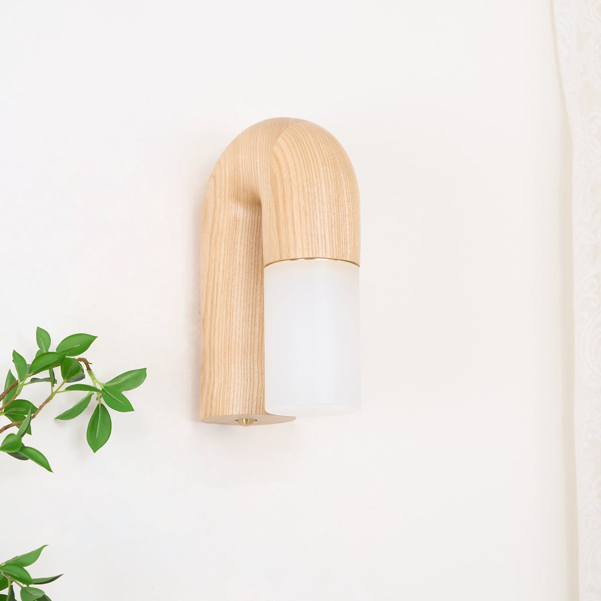 King aplique de pared moderno minimalista de madera