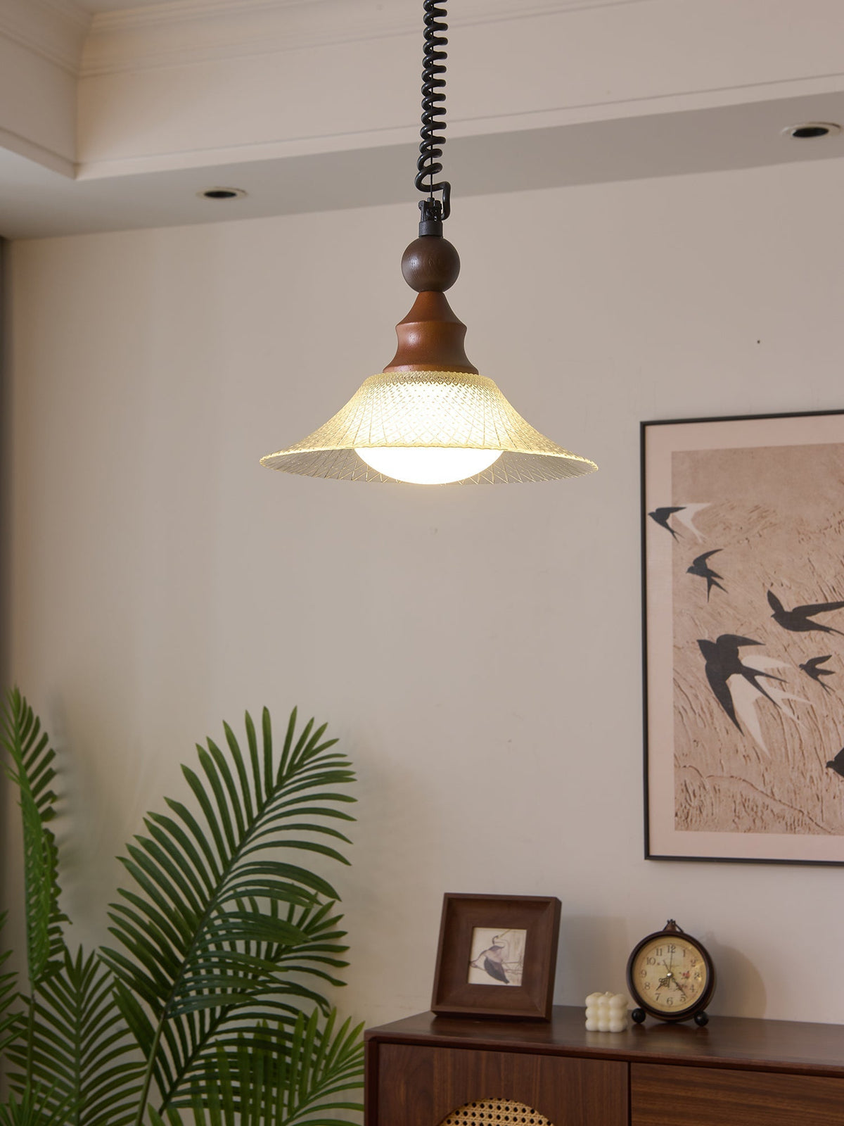 Syraeeth lámpara colgante Premium de madera nórdica artística