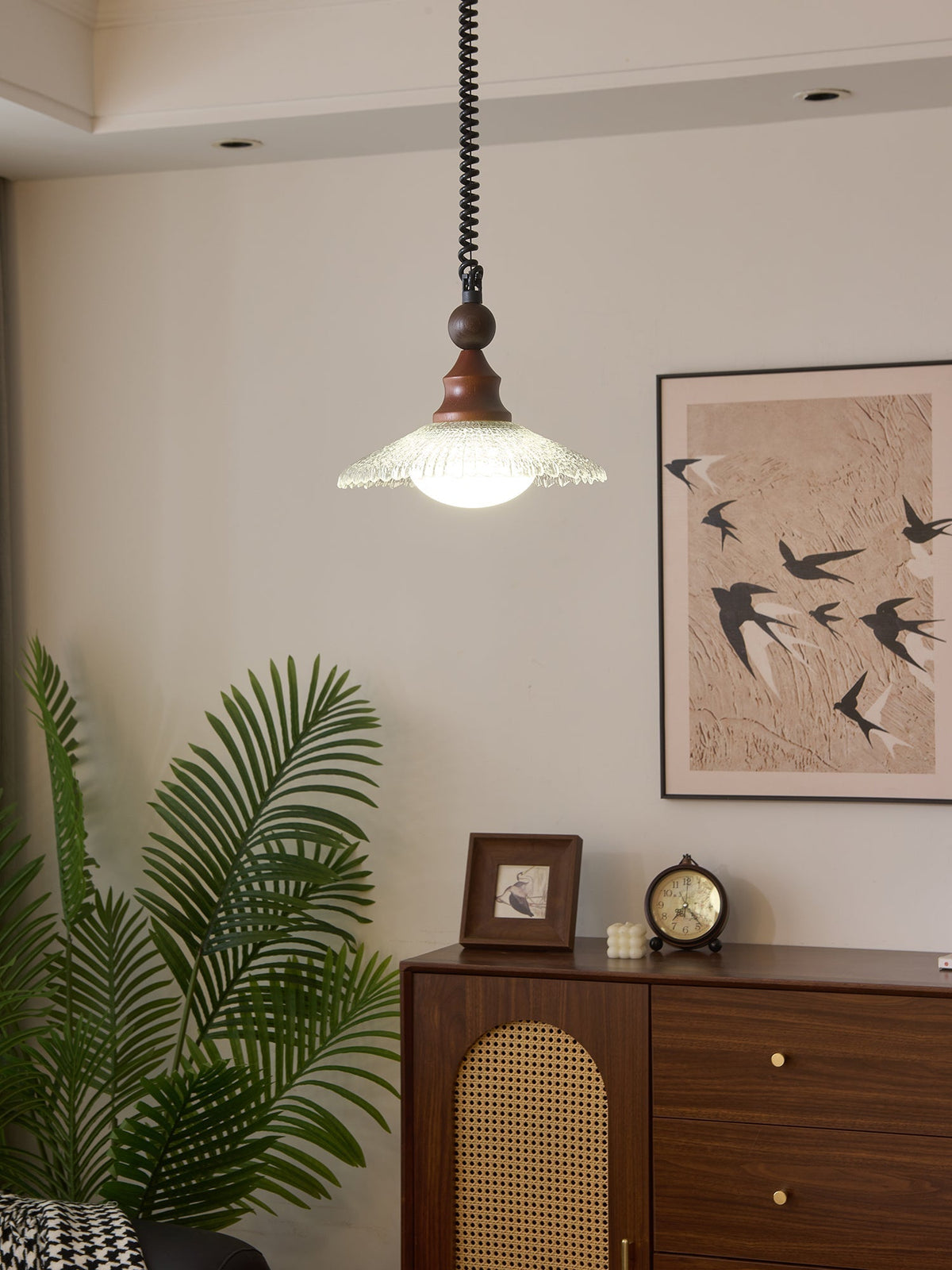 Syraeeth lámpara colgante Premium de madera nórdica artística