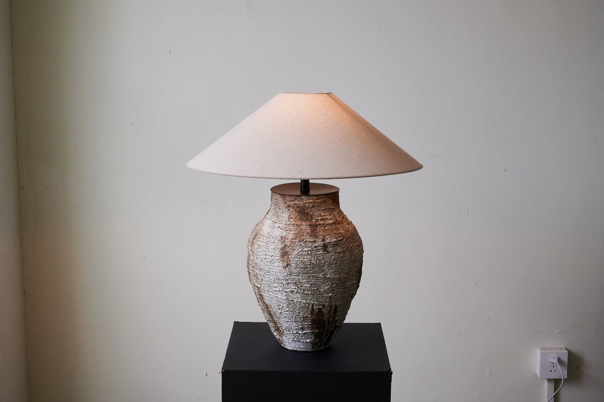Celia lámpara de mesa wabi-sabi cerámica