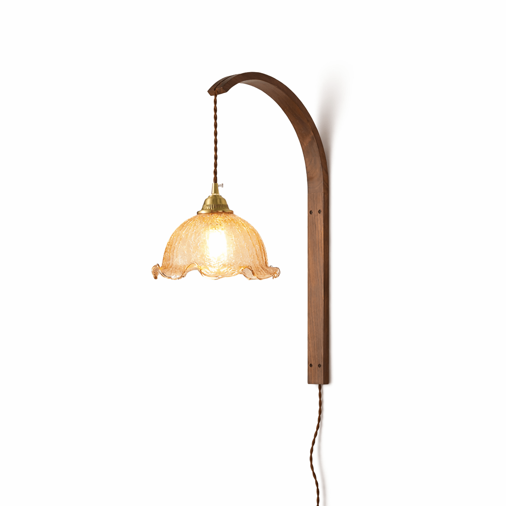 Arvyn aplique de pared de madera