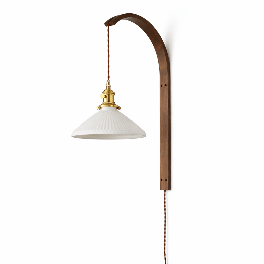 Arvyn aplique de pared de madera