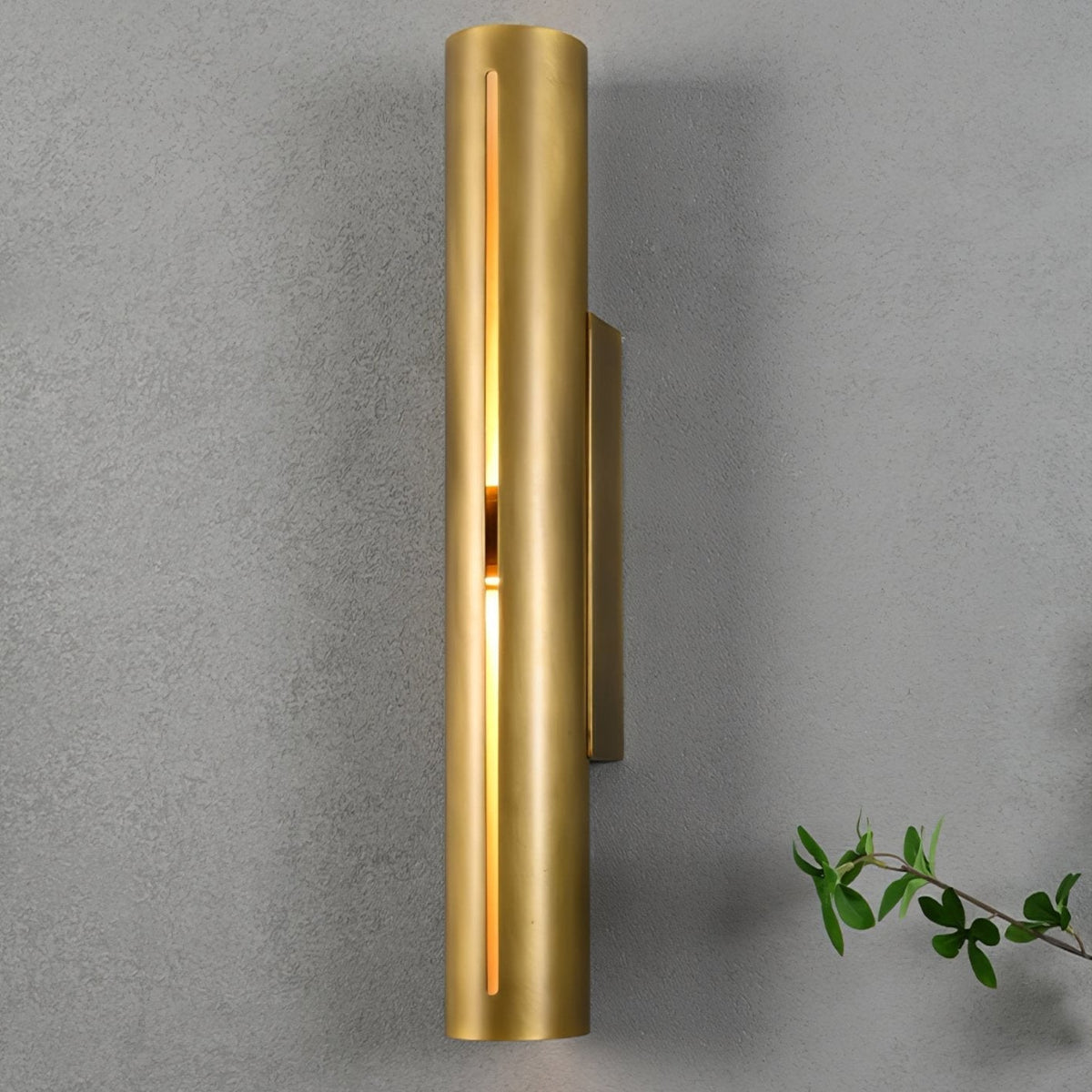 Avsilara aplique de pared moderno minimalista en latón con cilindro