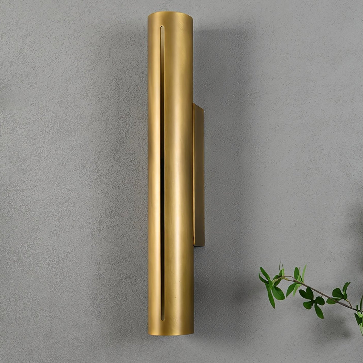 Avsilara aplique de pared moderno minimalista en latón con cilindro