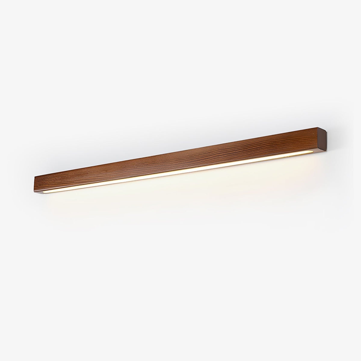 Lustra Lámpara Pared Lineal Minimalista Madera