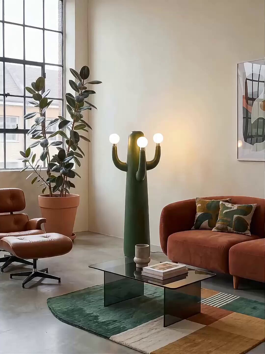 Solenna lámpara de pie Cactus