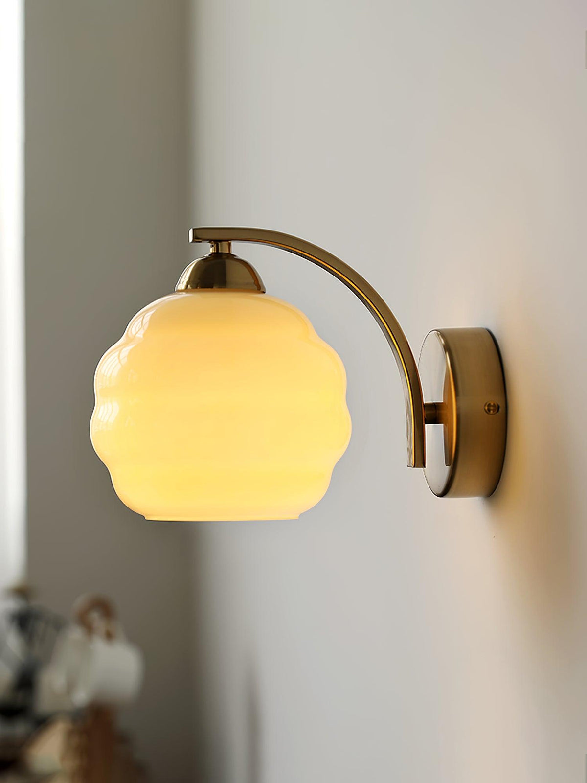 Veloelia aplique de pared Art Deco Vintage vidrio