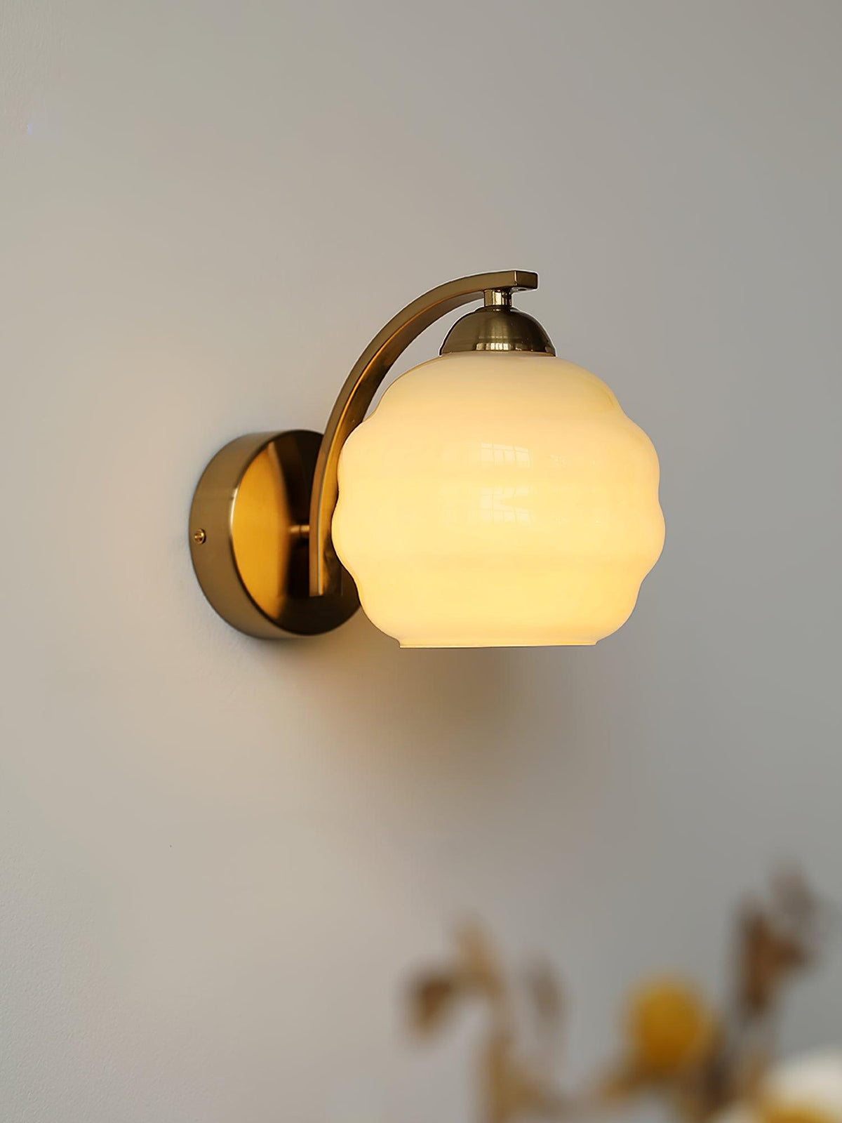 Veloelia aplique de pared Art Deco Vintage vidrio
