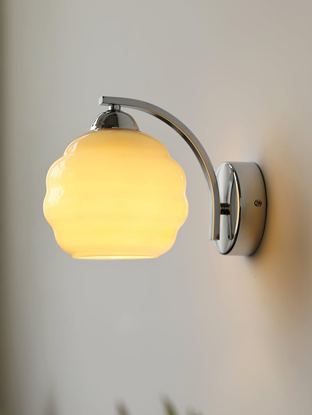 Veloelia aplique de pared Art Deco Vintage vidrio