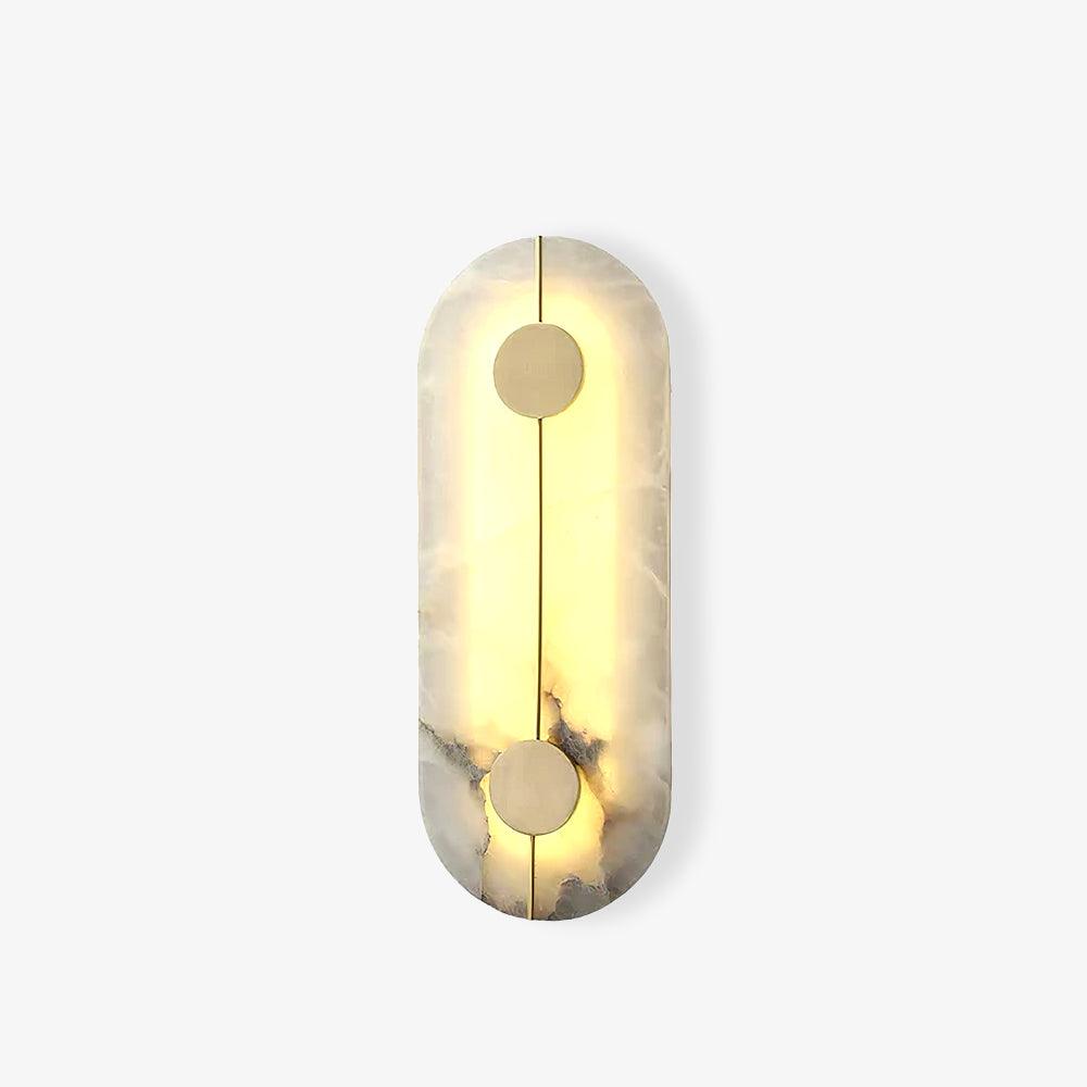 Citheira aplique de pared minimalista en alabastro
