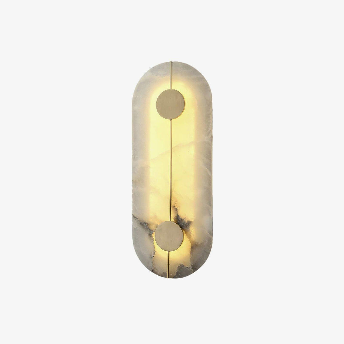 Citheira aplique de pared minimalista en alabastro