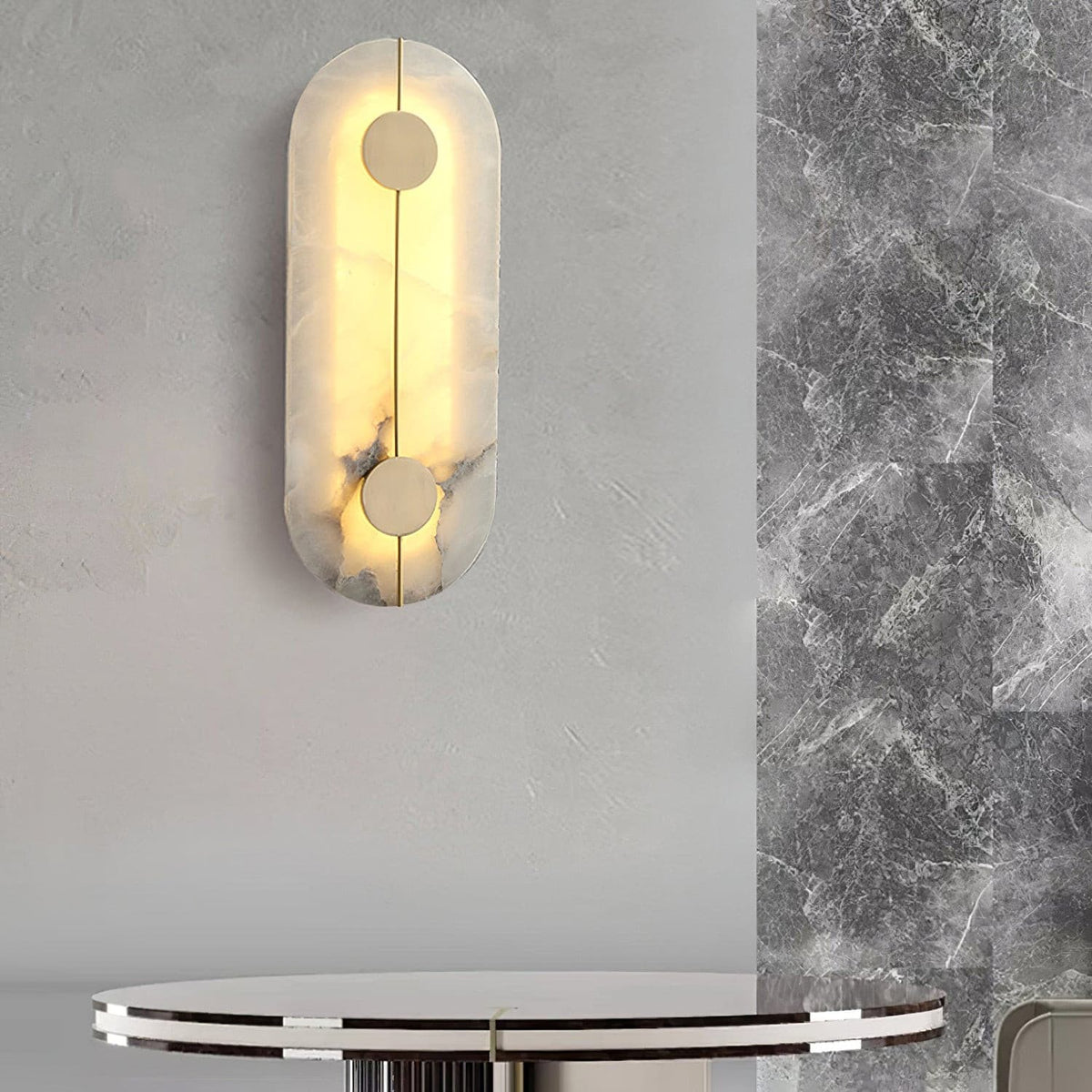 Aplique de pared Artístico Dolomite cobre estilo