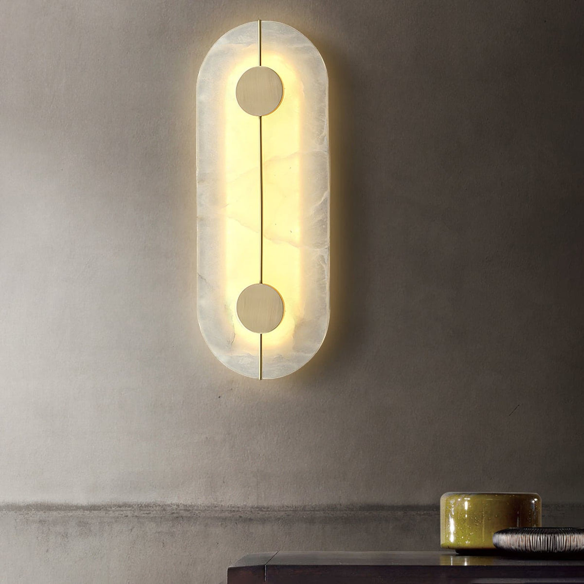 Aplique de pared Artístico Dolomite cobre estilo