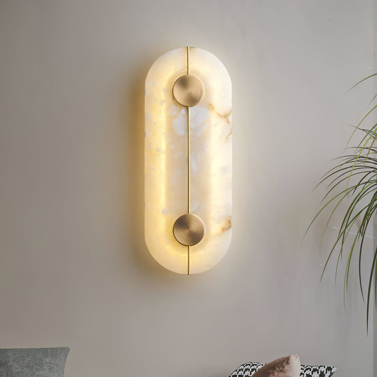 Aplique de pared Artístico Dolomite cobre estilo