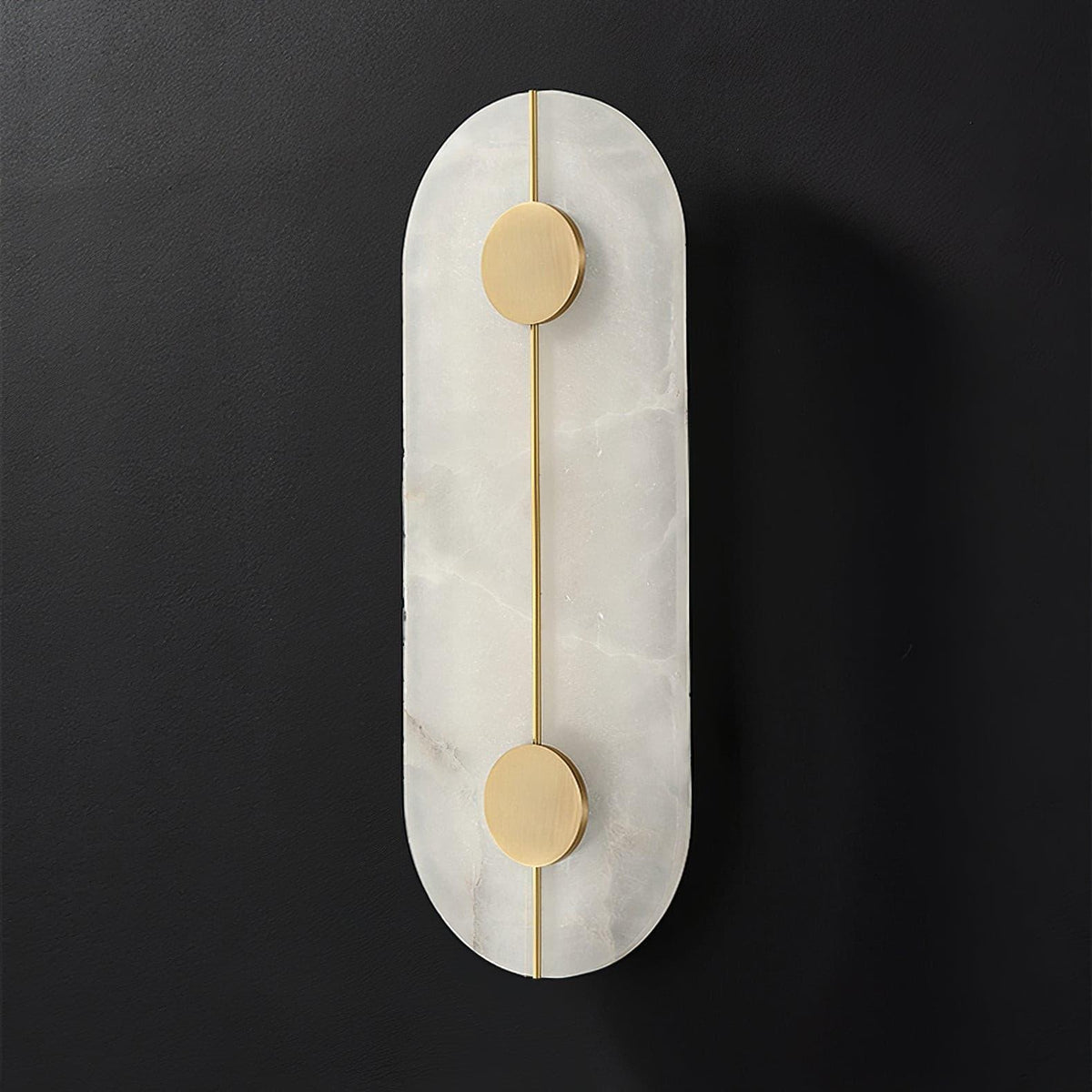 Citheira aplique de pared minimalista en alabastro