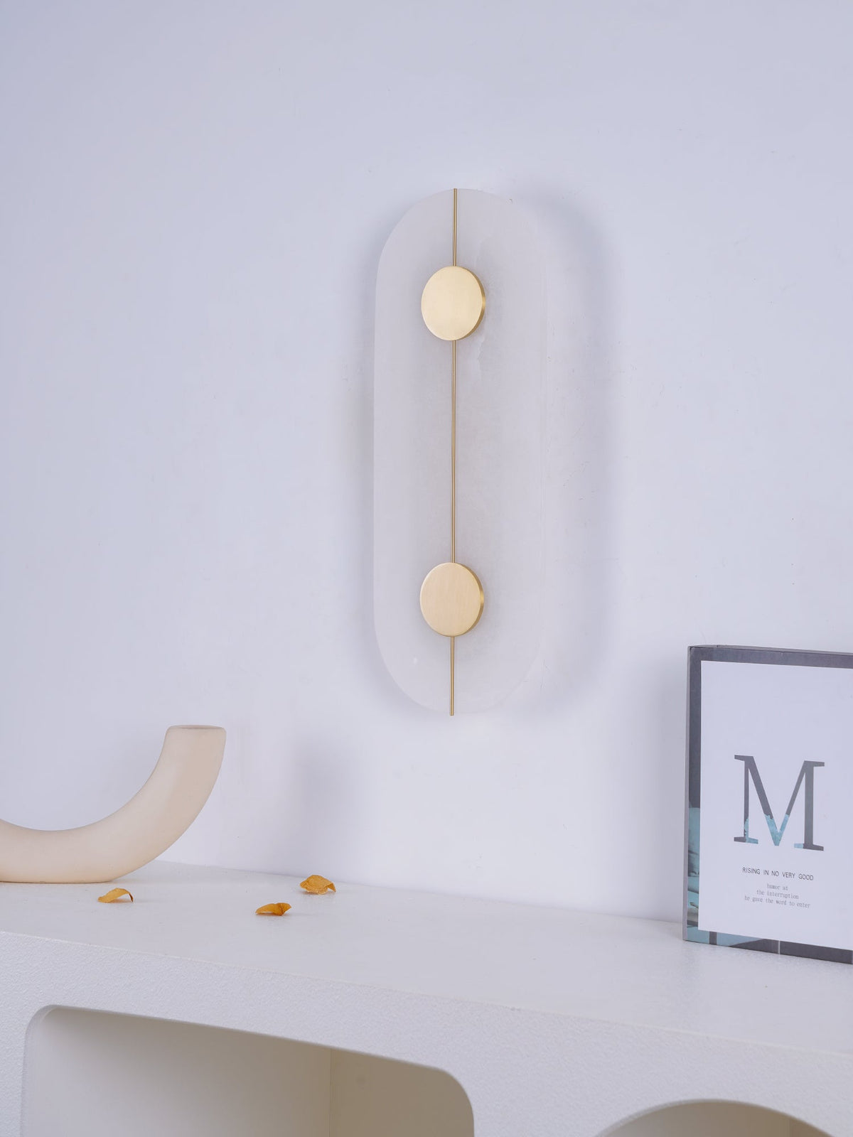 Aplique de pared Artístico Dolomite cobre estilo