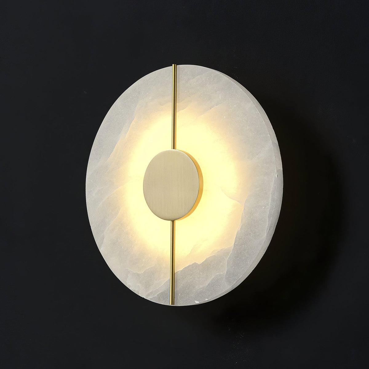 Citheira aplique de pared minimalista en alabastro
