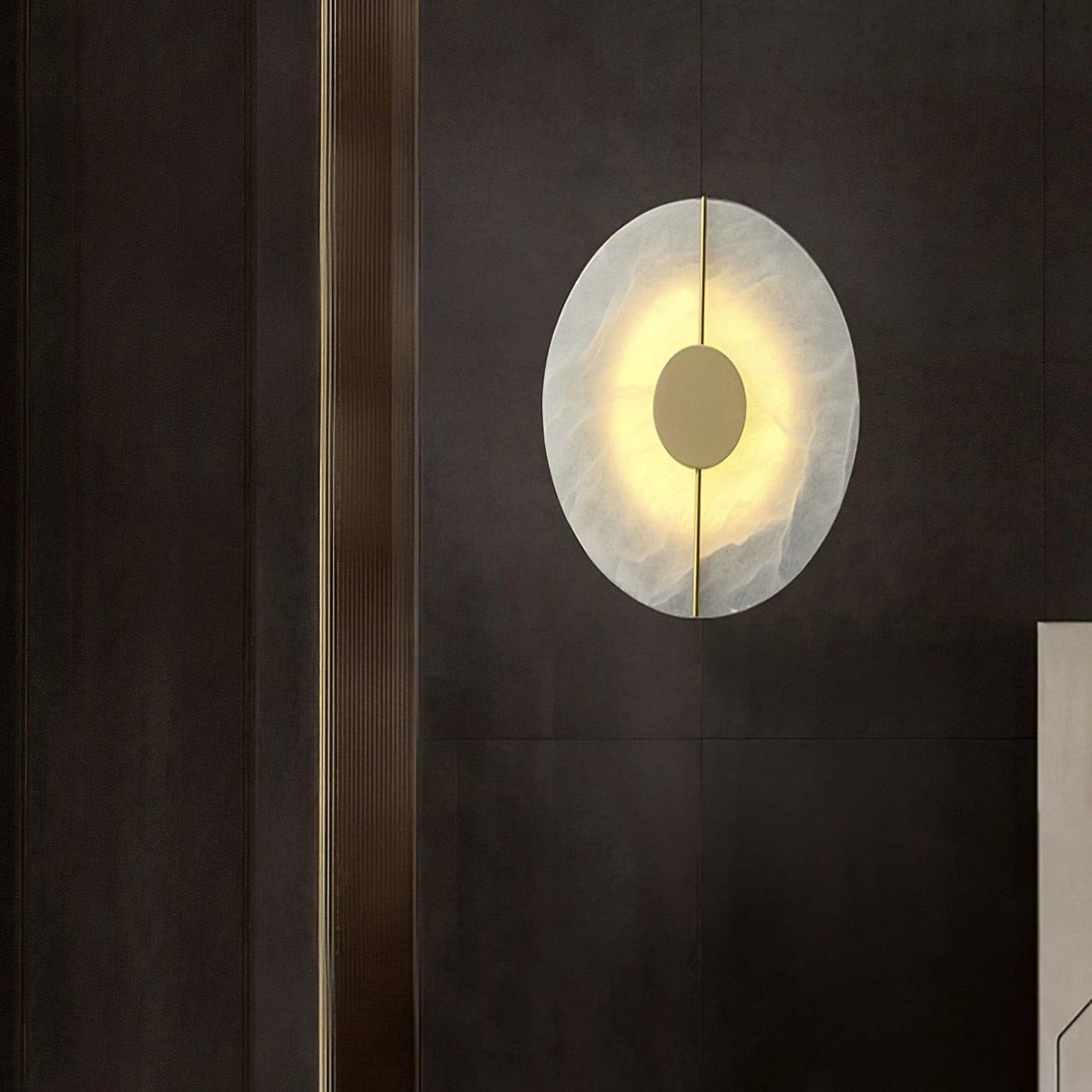 Aplique de pared Artístico Dolomite cobre estilo