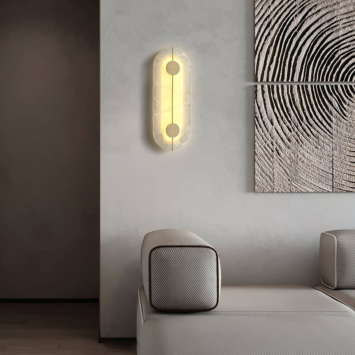 Aplique de pared Artístico Dolomite cobre estilo